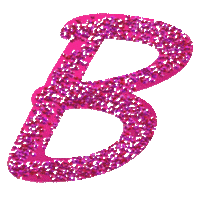 B Buchstabe Sticker