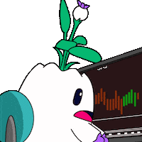 Im All In To The Moon Sticker by Magic Eden
