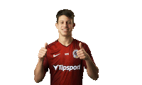 adam thumbs Sticker by AC Sparta Praha