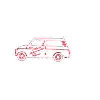 Fiat500 Sticker by Prestel Verlag
