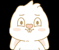 Bunny 驚嚇 GIF by EVANS艾特兔