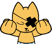 bricxart cat motivation pirate you got this Sticker