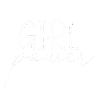 Girl Typography Sticker