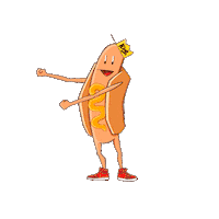 the king dancing Sticker by ElPozo