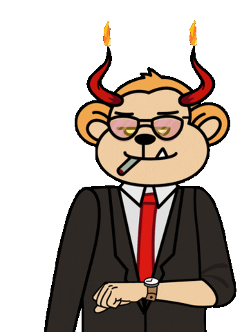 Its Time Fire Sticker by BigBrains