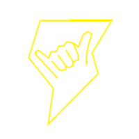 Shaka Blitz Sticker by Hannes Hawaii Tours