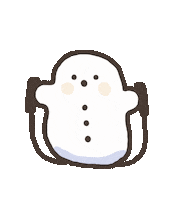 yunyunbox workout crossfit clean snowman Sticker