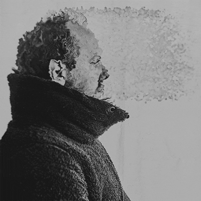black and white explosion GIF by François Dejardin