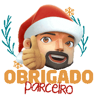Merry Christmas Sticker by AmigoConstrutor