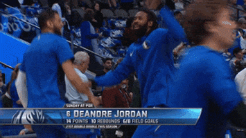deandre jordan dancing GIF by NBA