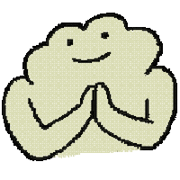 Fly Frog Sticker