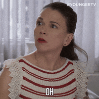 Surprised Suttonfoster GIF by YoungerTV