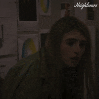 Scared Smoke GIF by Neighbours (Official TV Show account)