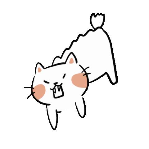 Angry Cat Sticker