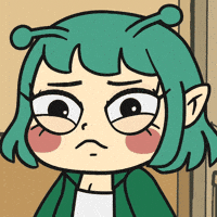 Trembling Alien Girl GIF