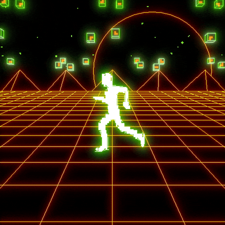 Black Sun Running GIF by PERFECTL00P