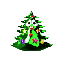 Happy Christmas Tree Sticker by Bas Kosters