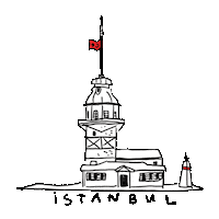 Maiden Tower Istanbul Sticker