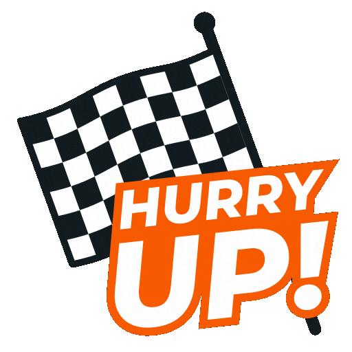 Hurry Up Racing Sticker by AUTODOC