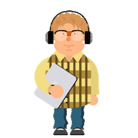 getbaff art animation work tech Sticker