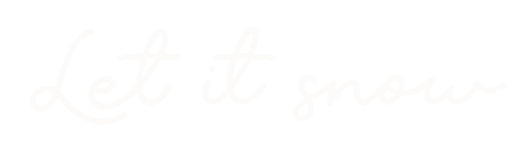 Let It Snow Christmas Sticker by Nora Fikse