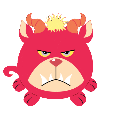 Angry Trick Or Treat Sticker by HangryPetz