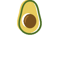 Avocadi Sticker by Avocado Studio