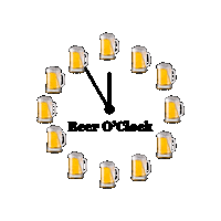 Beeroclock Sticker by Sense of Travel
