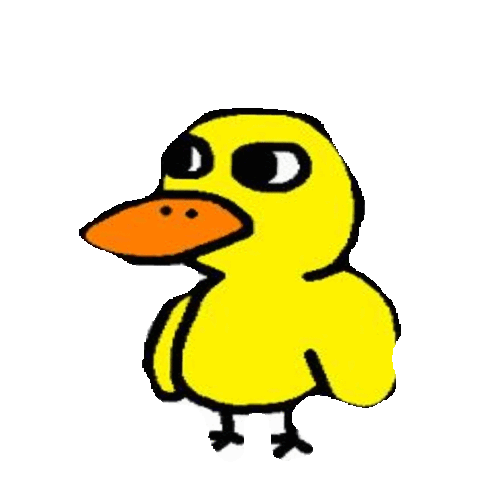 duck STICKER by imoji