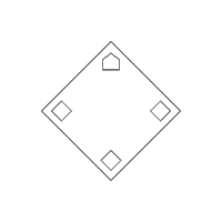 Compass Baseball Sticker by CompassSD