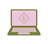 FIRSTHOUSE new pink green new post Sticker