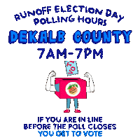 Election Day Georgia Sticker by Creative Courage