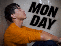 Sleepy Monday Morning GIF by Sealed With A GIF