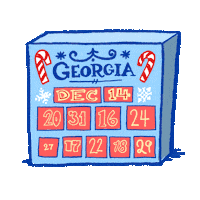 Vote Early Merry Christmas Sticker by Creative Courage