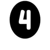Number Blanco Sticker