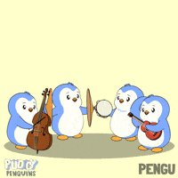 Happy Music On GIF by Pudgy Penguins