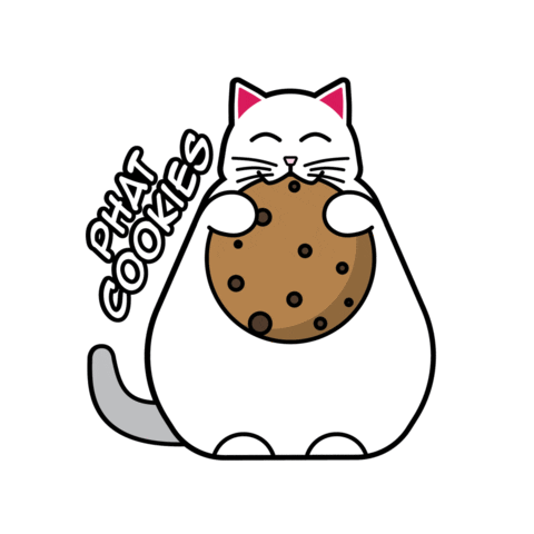 Sukicookie giphyupload cat eating comida Sticker