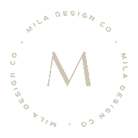 M Sticker by Mila Design Co.