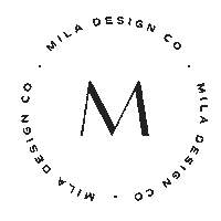 M Sticker by Mila Design Co.
