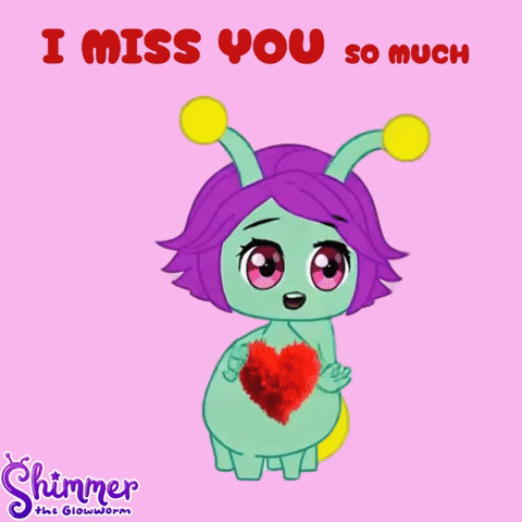 Shimmer the Glowworm miss you pink