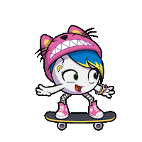 Toikido run skate egg skateboard Sticker
