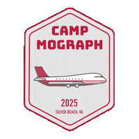 Camp Sticker by Mograph