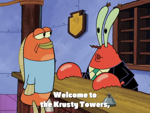 season 4 krusty towers GIF by SpongeBob SquarePants