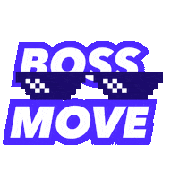 Like A Boss Sunglasses Sticker by Fishbowl