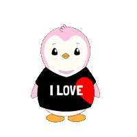I Love Him Sticker by Pudgy Penguins