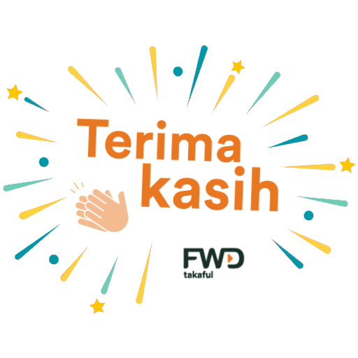 Terimakasih Sticker by FWD Takaful