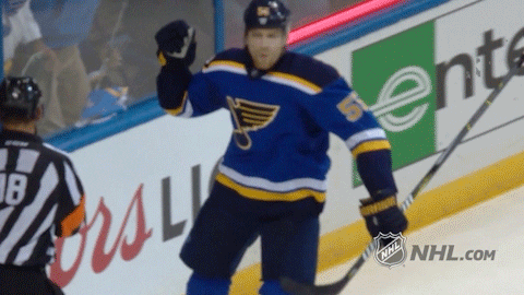 colton parayko 2017 stanley cup playoffs GIF by NHL