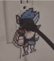 Toby Fox Queen GIF