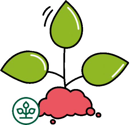 Health Plant Sticker by AOK Niedersachsen