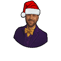 Santa Hat Christmas Sticker by 203exoticsnacks
